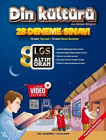 8. Sınıf Din Kültürü ve Ahlak Bilgisi 28 Deneme Sınavı