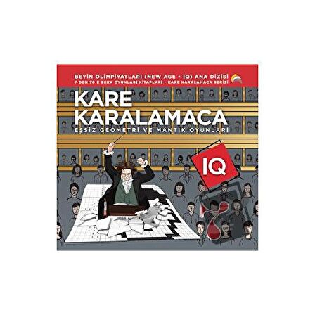 Kare Karalamaca 7 - 7’den 70’e Zeka Oyunları Kitapları Eşsiz Geometri ve Mantık Oyunları