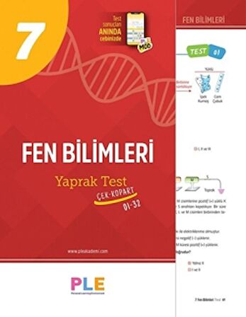 Birey PLE 7. Sınıf Fen Bilimleri 32 Yaprak Test