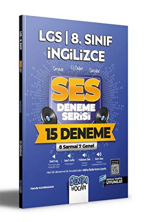 LGS 8. Sınıf İngilizce SES Deneme Serisi 15 Deneme