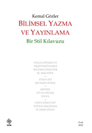 Bilimsel Yazma ve Yayınlama: Bir Stil Kılavuzu
