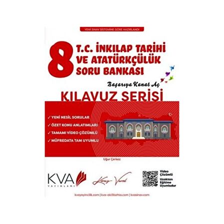 KVA Yayınları 8. Sınıf T.C. İnkılap Tarihi ve Atatürkçülük Plus Serisi Soru Bankası