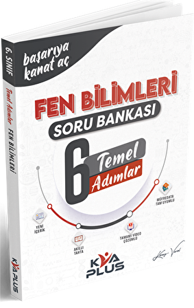 KVA Yayınları 6. Sınıf Fen Bilimleri Temel Adımlar Soru Bankası