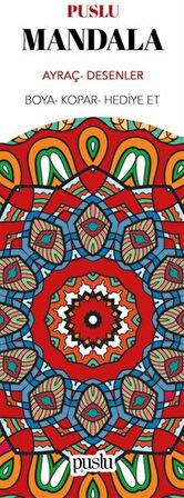 Mandala Ayraç/Desenler (Boya-Kopar-Hediye Et)