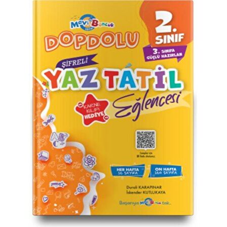 Mavi Boncuk 2. Sınıf Şifreli Yaz Tatil Eğlencesi 2023