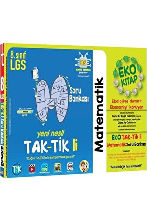 Tonguç 8. Sınıf Matematik Eko Taktikli Soru Bankası