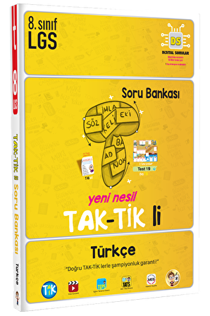 8. Sınıf Türkçe Taktikli Soru Bankası