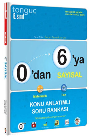 6. Sınıf 0'dan 6'ya Sayısal Konu Anlatımlı Soru Bankası