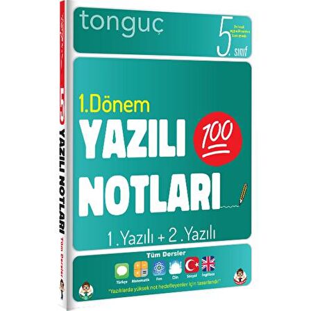 5. Sınıf Yazılı Notları 1. Dönem 1 ve 2. Yazılı