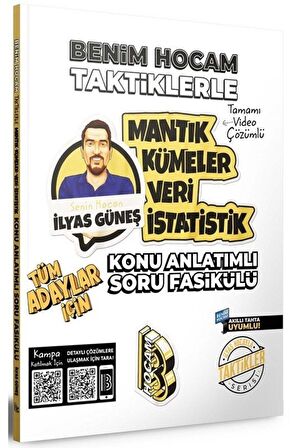 2024 Tüm Adaylar İçin Taktiklerle Mantık Kümeler Veri İstatistik Konu Anlatımlı Soru Fasikülü