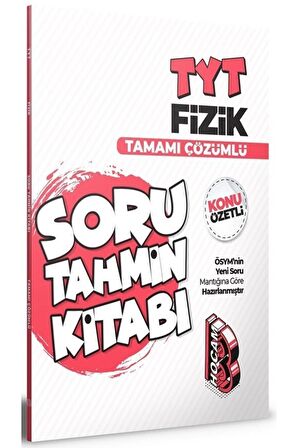Benim Hocam Yayınları 2022 TYT Fizik Konu Özetli ve Tamamı Çözümlü Soru Tahmin Kitabı