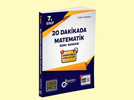 Dakika Yayınları 7. Sınıf 20 Dakikada Matematik  Soru Bankası