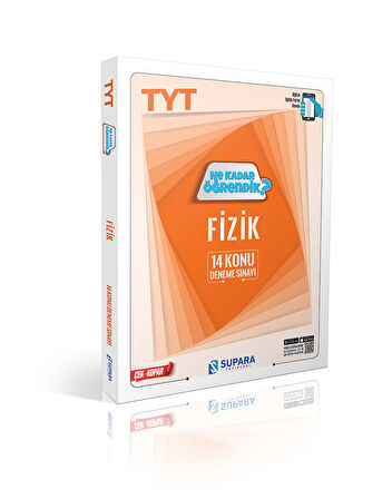 Supara TYT Fizik Konu Denemeleri Ne Kadar Öğrendik Supara Yayınları