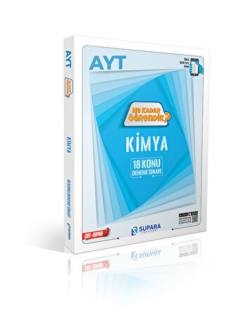 Supara AYT Kimya 18 Konu Deneme Ne Kadar Öğrendik Çek Kopar Supara Yayınları