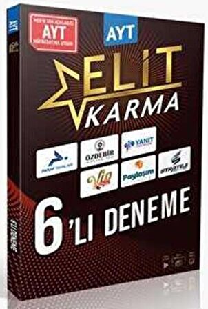 Elit Karma AYT 6' lı Fasikül Deneme Meb Yeni Müfredat