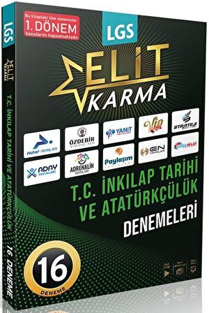 Elit Karma 8. Sınıf İnkılap Tarihi 16 Lı Deneme 1. Dönem