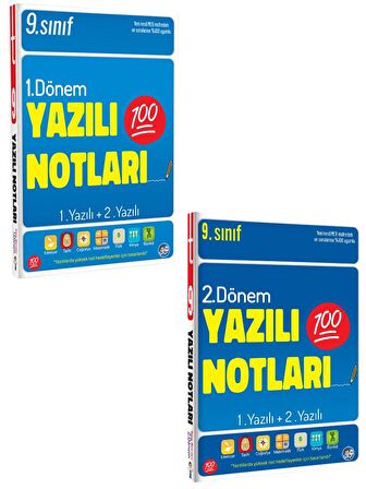 9. Sınıf Yazılı Notları 1. Dönem ve 2. Dönem 1 ve 2. Yazılı - Tonguç Yayınları