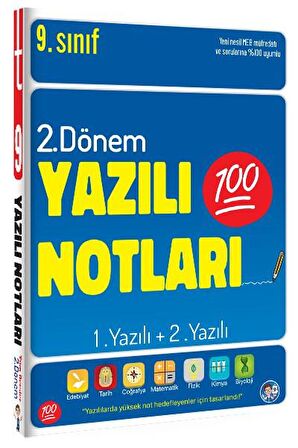 9. Sınıf Yazılı Notları 1. Dönem ve 2. Dönem 1 ve 2. Yazılı - Tonguç Yayınları