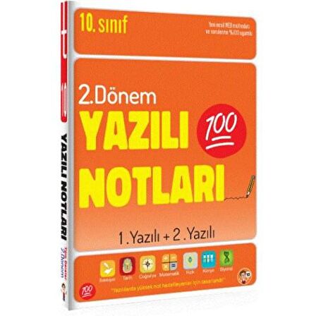 10. Sınıf Yazılı Notları 2. Dönem 1 ve 2. Yazılı