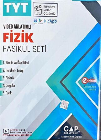 Çap Yayınları TYT Fizik Seti