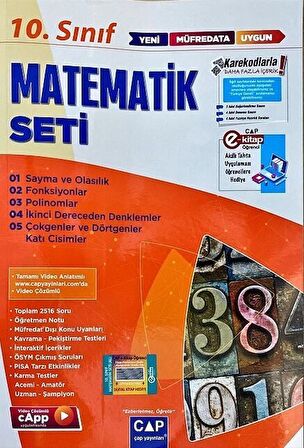 10. Sınıf Anadolu Lisesi Matematik Seti