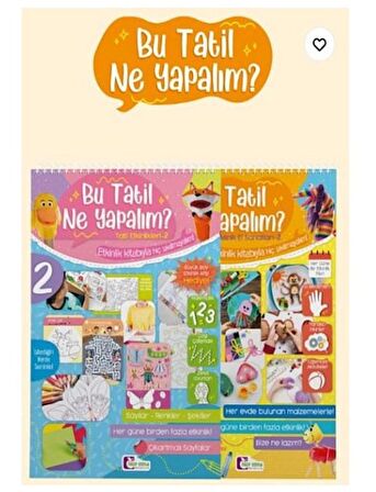 Bu Tatil Ne Yapalım 2 (5-6 Yaş) İkili set Mor Elma Yayıncılık