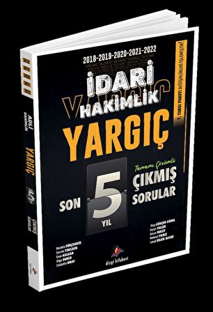 2023 Yargıç İdari Hakimlik Son 5 Yıl Orijinal Çıkmış Sorular Dizgi Kitap