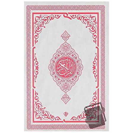 Kuranı Kerim Orta Boy Renkli Bilgisayar Hattı Ali El Kari İmlası (Pembe)