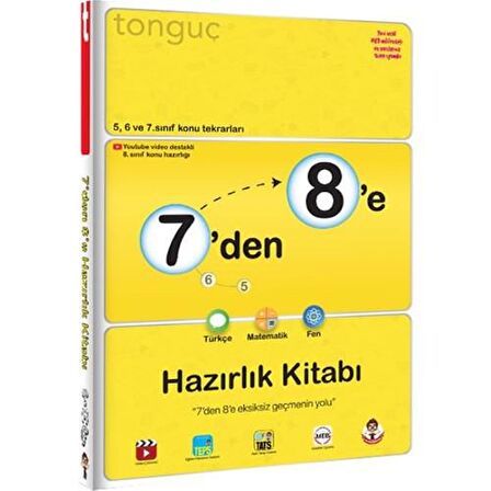 Tonguç 7'Den 8'E Hazırlık Kitabı 