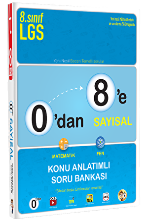 0'dan 8'e Sayısal Konu Anlatımlı Soru Bankası