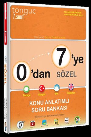 Tonguç 0'Dan 7'Ye Sözel Konu Anlatımlı Soru Bankası 