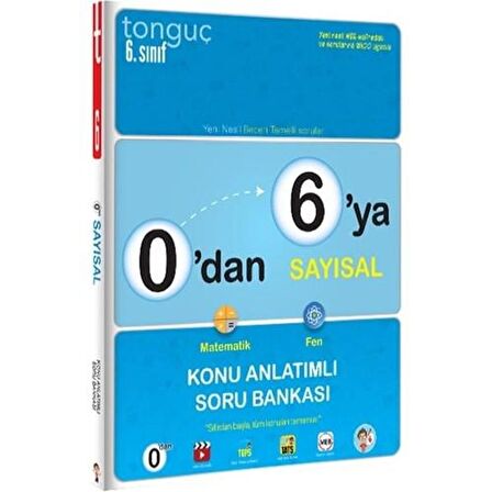 0'dan 6'ya Sayısal Konu Anlatımlı Soru Bankası