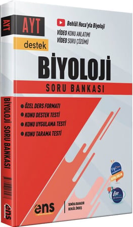 AYT Biyoloji Destek Soru Bankası ENS Yayıncılık