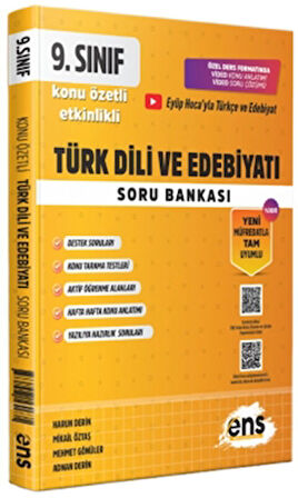 9. Sınıf Türk Dili ve Edebiyatı Etkinlikli Soru Bankası