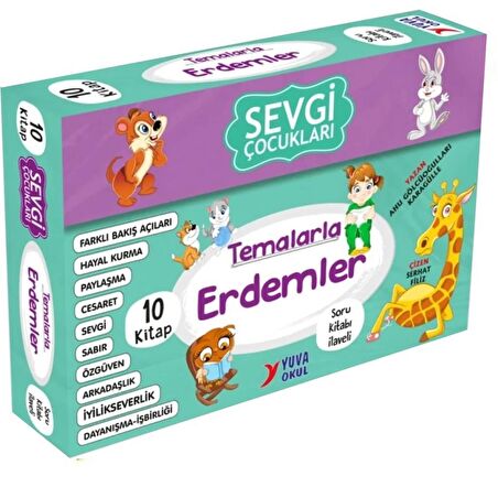 Yuva Sevgi Çocukları Temalarla Erdemler Hikaye Seti 10 Kitap (2. ve 3. Sınıf)