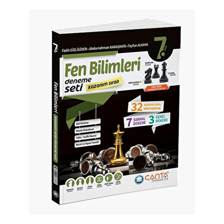 7. Sınıf Fen Bilimleri Kazanım Sıralı Deneme Seti Çanta Yayınları