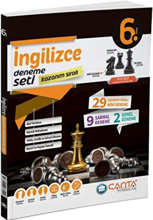 6. Sınıf İngilizce Kazanım Sıralı Deneme Seti