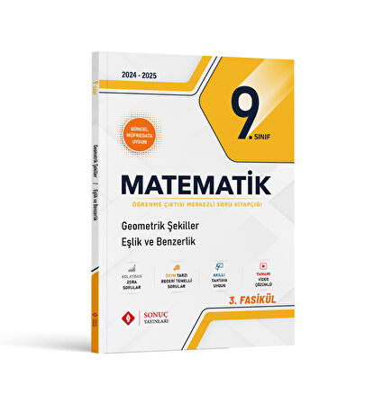 Sonuç 2025 9. Sınıf Matematik Modüller Set Sonuç Yayınları