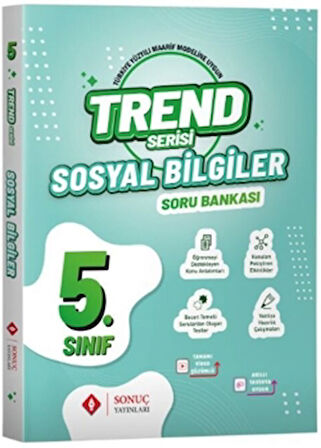 5. Sınıf Sosyal Bilgiler Trend Serisi Soru Bankası