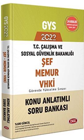 Çalışma ve Sosyal Güvenlik Bakanlığı GYS Memur ve VHKİ Konu Anlatımlı Soru Bankası