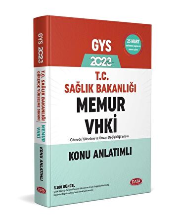 2023 T.C. Sağlık Bakanlığı Memur VHKİ Konu Anlatımlı
