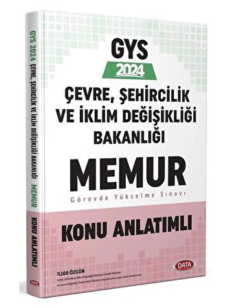 Çevre, Şehircilik ve İklim Değişikliği Bakanlığı Memur GYS Konu Anlatımlı