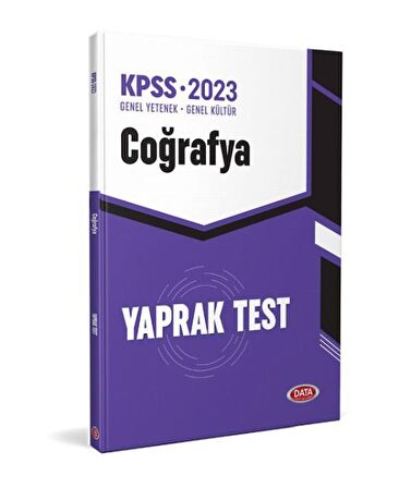 KPSS Coğrafya Yaprak Test