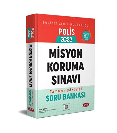 Emniyet Genel Müdürlüğü Polis Misyon koruma Sınavı Tamamı Çözümlü Soru Bankası Data Yayınları