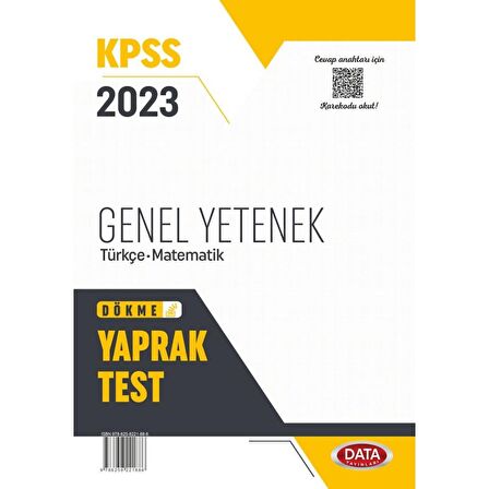 2024 KPSS Genel Yetenek Türkçe-Matematik Yaprak Test