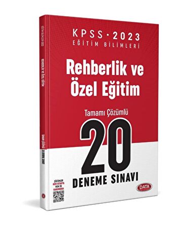 KPSS Eğitim Bilimleri Rehberlik ve Özel Eğitim 20 Deneme Sınavı