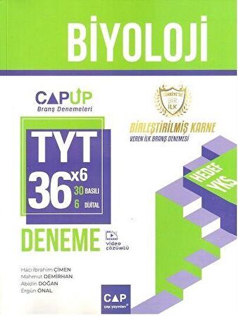 TYT Biyoloji 30X6 Up Deneme