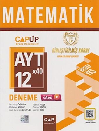 AYT Matematik 12 x 40 Up Deneme