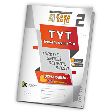 2023 TYT ÖSYM Arşivi Karma Kara Kutu Çıkmış Soru Türkiye Geneli D. Çözümlü Deneme 10/2.Kitapçık