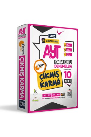 2026 AYT ÖSYM Çıkmış Karma Kara Kutu Sayısal-Eşit Ağırlık Deneme Paketi 10lu TG Dijital Çözümlü